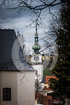 View from TÅ™ebÃ­Ä cemetery